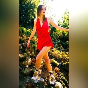 NWT! Free People Movement Noiseless Back On Tre Shortsie size Large